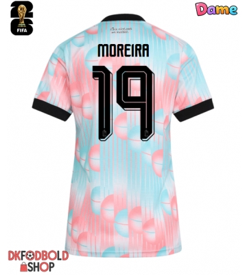 Belgien Diego Moreira #19 Udebanetrøje Dame VM 2026 Kort ærmer Belgien Diego Moreira #19 Udebanetrøje Dame VM 2026 Kort ærmer